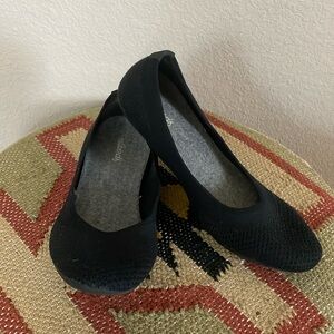 Allbirds Tree Breezer Black Slip On Ballet Flats Sz:8